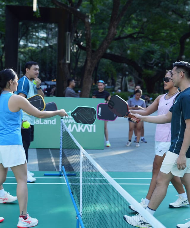 Pickleball players